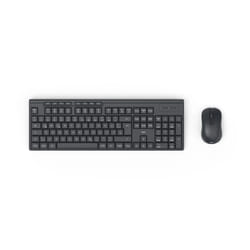 Hama WKM-200 tastiera Mouse incluso Casa/ufficio RF Wireless QWERTZ Tedesco Nero
