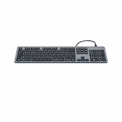 Hama CK-400 tastiera Casa/ufficio USB QWERTZ Tedesco Nero, Grigio scuro - Vista aggiuntiva 2