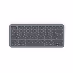 Hama WK-500, 75%, Wireless, RF senza fili + Bluetooth, Tasto con meccanismo a forbici, QWERTZ, Nero, Grigio scuro