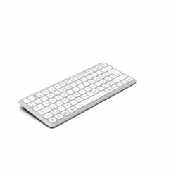 Hama WK-500 tastiera Casa/ufficio RF senza fili + Bluetooth QWERTZ Tedesco Grigio, Bianco - Vista aggiuntiva 4
