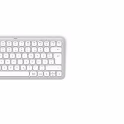 Hama WK-500 tastiera Casa/ufficio RF senza fili + Bluetooth QWERTZ Tedesco Grigio, Bianco - Vista aggiuntiva 6