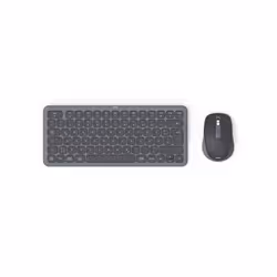 Hama WKM-500, Wireless, RF senza fili + Bluetooth, Tasto con meccanismo a forbici, QWERTZ, Nero, Mouse incluso