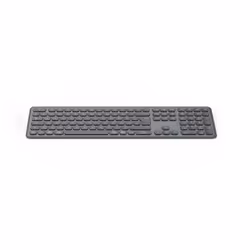 Hama WK-550 tastiera Casa/ufficio RF senza fili + Bluetooth QWERTZ Tedesco Nero, Grigio scuro
