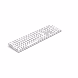 Hama WK-550 tastiera Casa/ufficio RF senza fili + Bluetooth QWERTZ Tedesco Grigio, Bianco - Vista aggiuntiva 4