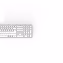 Hama WK-550 tastiera Casa/ufficio RF senza fili + Bluetooth QWERTZ Tedesco Grigio, Bianco - Vista aggiuntiva 6