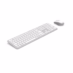 Hama WKM-550 tastiera Mouse incluso Casa/ufficio RF senza fili + Bluetooth QWERTZ Tedesco Grigio, Bianco - Vista aggiuntiva 4