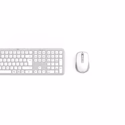 Hama WKM-550 tastiera Mouse incluso Casa/ufficio RF senza fili + Bluetooth QWERTZ Tedesco Grigio, Bianco - Vista aggiuntiva 6