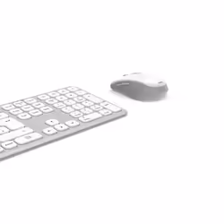 Hama WKM-550 tastiera Mouse incluso Casa/ufficio RF senza fili + Bluetooth QWERTZ Tedesco Grigio, Bianco - Vista aggiuntiva 7