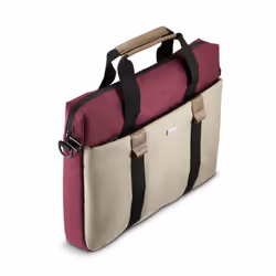 Hama 00222059 borsa per laptop 35,8 cm (14.1") Custodia trolley Beige, Rosso