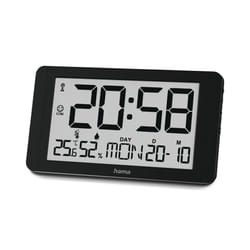 Hama 00222215 orologio da parete e da tavolo Orologio digitale Rettangolo Nero