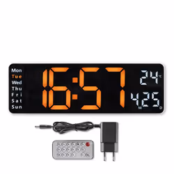 Hama Santa Cruz Orologio digitale Rettangolo Nero - Vista aggiuntiva 4