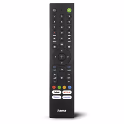 Hama 00221066, TV, IR Wireless, Pulsanti, Nero