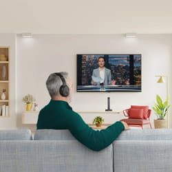 Hama 00221848 cuffia e auricolare Cuffie Con cavo e senza cavo A Padiglione TV Bluetooth Nero