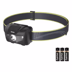 Hama HL200 Nero, Blu, Giallo Torcia a fascia LED - Vista aggiuntiva 4