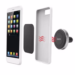 Hama Magnet Supporto passivo Telefono cellulare/smartphone Nero, Argento - Vista aggiuntiva 6