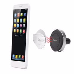 Hama Magnet Supporto passivo Telefono cellulare/smartphone Nero, Argento - Vista aggiuntiva 7