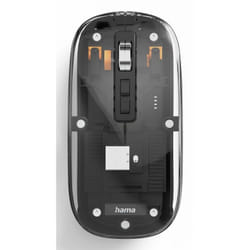 Hama WM-600 mouse Ufficio Ambidestro RF senza fili + Bluetooth Ottico 1600 DPI