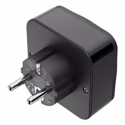Hama 00223460 adattatore per presa di corrente Tipo E/F ibrido Universale Nero - Vista aggiuntiva 3