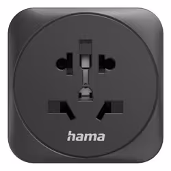 Hama 00223460 adattatore per presa di corrente Tipo E/F ibrido Universale Nero - Vista aggiuntiva 5