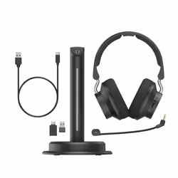 Hama BT-900 Auricolare Con cavo e senza cavo A Padiglione Ufficio USB tipo-C Bluetooth Base di ricarica Nero - Vista aggiuntiva 5