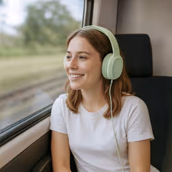 Hama Fun C Auricolare Cablato A Padiglione Musica e Chiamate USB tipo-C Verde - Vista aggiuntiva 6