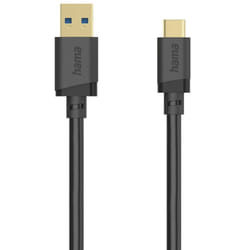 Hama 00202005 cavo USB USB 3.2 Gen 1 (3.1 Gen 1) 0,75 m USB A USB C Nero