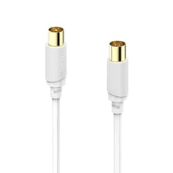 Hama 00202024 cavo coassiale 3 m Bianco