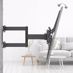 Hama 00220897 Supporto TV a parete 190,5 cm (75") Nero - Vista aggiuntiva 6