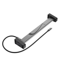 Hama 00200149 replicatore di porte e docking station per laptop Dock Nero, Grigio