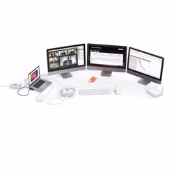 Hama 00200149 replicatore di porte e docking station per laptop Dock Nero, Grigio - Vista aggiuntiva 6