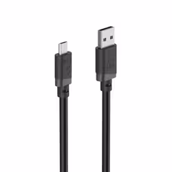 Hama 00201805 cavo USB USB 2.0 3 m USB A Micro-USB B Nero - Vista aggiuntiva 3