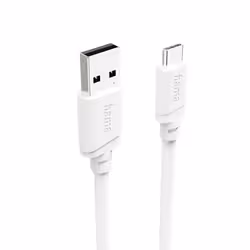 Hama 00201813 cavo USB USB 2.0 2 m USB A USB C Bianco - Vista aggiuntiva 2