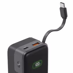Hama Roll Up 10 Polimeri di litio (LiPo) 10000 mAh Antracite - Vista aggiuntiva 4