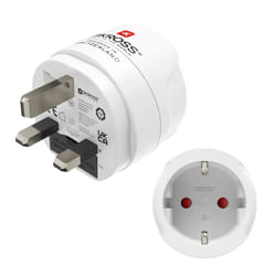 Hama 00223486 adattatore per presa di corrente Tipo G (UK) Tipo F Bianco