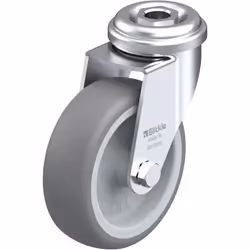 Blickle LRA-TPA 75G, Rullo, 190 kg, Grigio, Acciaio, Germania, 1 pz, 98 mm