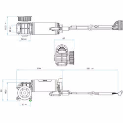 Siemens 6FB1103-0AT11-5MA0 motore elettrico - Vista aggiuntiva 2