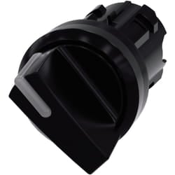 Siemens Knebelschalter beleuchtbar 22mm rund Kunststoff schwarz