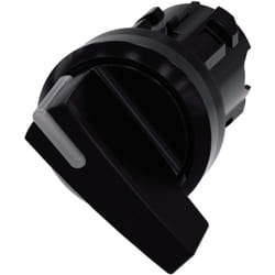 Siemens 3SU1002-2CF10-0AA0 Knebelschalter beleuchtbar 22mm rund Kunststo