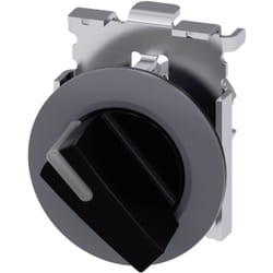 Siemens 3SU10622DF100AA0 3SU1062-2DF10-0AA0 Knebelschalter Knebel Schwarz 1 x 90 ° 1 St.