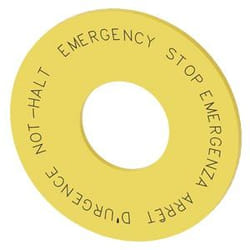Siemens 3SU1900-0BN31-0NC0 etichetta per stampante Giallo