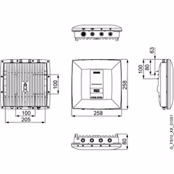 Siemens SIMATIC RF600 Reader RF680R ETSI 865...868 MHz Interface Ethernet - Vista aggiuntiva 2