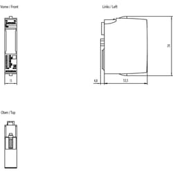 Siemens 6ES7132-6BH00-2AA0 adattatore e invertitore Interno Multicolore