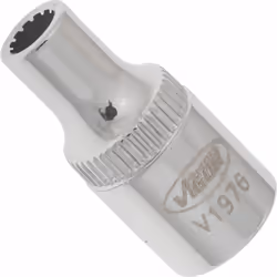 Vigor V1976, Presa elettrica, 1/4", Metrico, 1 testina/e, 4 mm, 25 mm