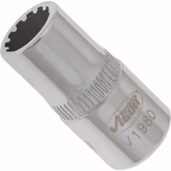 Vigor V1980, Presa elettrica, 1/4", Metrico, 1 testina/e, 7 mm, 25 mm
