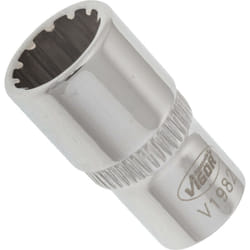 Socket with multi-purpose profile ∙ V1982 ∙ Attacco quadro, cavo, 1/4 di pollice (6,3 mm) ∙ Multiprofilo ∙ Size 9 mm