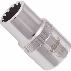 Vigor V1990, Presa elettrica, 1/2", Metrico, 1 testina/e, 12 mm, 38,1 mm