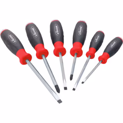 6-point handle design prevents the screwdriver from rolling away With blade passing through the handle Prodotto conformemente ...