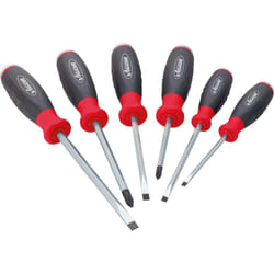 Certeo - Screwdriver set with impact cap ∙ V3562 ∙ Profilo ad intaglio, Profilo intaglio a croce ph ∙ 0.6 x 3.5 – 1.2 x 6.5 · PH1 – PH2 ∙ Numero