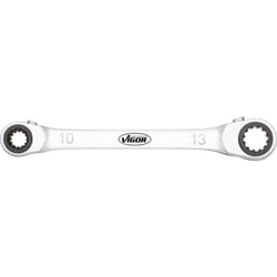 Double ratcheting box-end wrench ∙ V3607 ∙ Multiprofilo ∙ Size 8 x 12 · 10 x 13