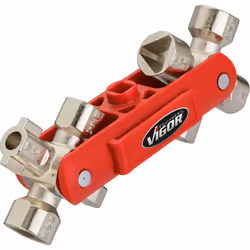 For almost all standard locking systems in plumbing, heating, construction, ventilation, air conditioning etc. Dimensioni del ...